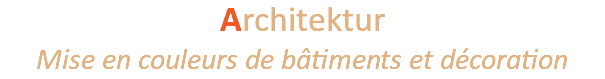 Architektur Mise en couleurs de bâtiments et décoration