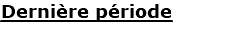 Dernière période