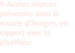 9-Autres sources présentes dans le musée d’images, en rapport avec la glyptique